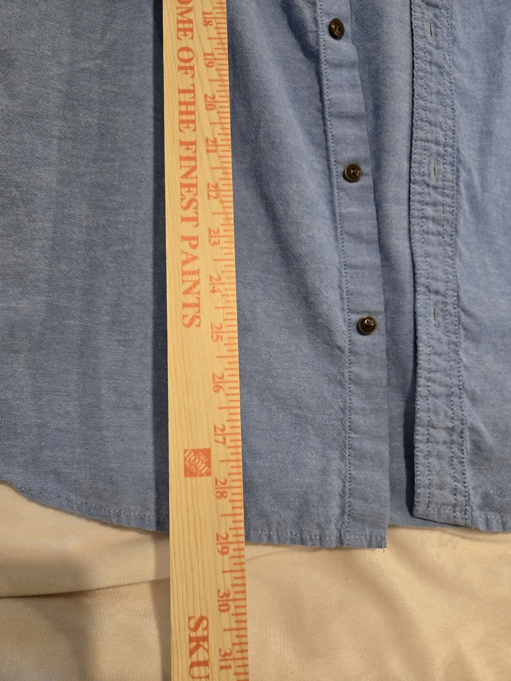 Levi's Men's Light Blue Short-Sleeve Button-Up Shirt Pocket Cotton